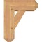 Ekena Millwork Traditional Craftsman Smooth Bracket w/ Offset Brace, Western Red Cedar, 7 1/2"W x 18"D x 22"H BKT0806X18X22TRA04SWR - alternate 2
